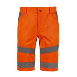 Bermuda De Travail Haute Visibilité Aldrin Orange North Ways