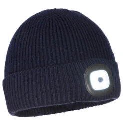 Bonnet Lampe Frontale Marine Led Rechargeable Usb Beanie Portwest