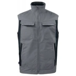 Gilet De Travail Bodywarmer Ete 5706 Projob Gris Ou Marine