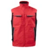 Gilet De Travail Bodywarmer Ete 5706 Projob Rouge Ou Beige -Travail Vêtement Magasin gilet de travail bodywarmer ete 5706 projob rouge ou beige