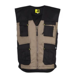Gilet De Travail Bodywarmer Homme William Beige North Ways