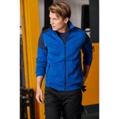 Gilet Sweat Bicolore Zippé Homme Prime Printer -Travail Vêtement Magasin gilet sweat bicolore zippe homme prime printer 2