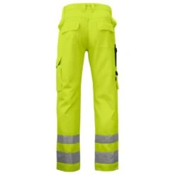 Travail Vêtement Magasin -Travail Vêtement Magasin pantalon haute visibilite avec poches genoux 6532 projob jaune 1