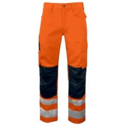 Pantalon Haute Visibilité Avec Poches Genoux 6532 Projob Orange