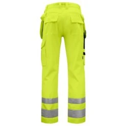 Travail Vêtement Magasin -Travail Vêtement Magasin pantalon haute visibilite poches flottantes 6531 projob jaune 1