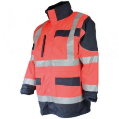 Parka Haute Visibilite 4 En 1 Pluie Et Froid Sononyl DMD