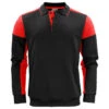 Sweat Bicolore Homme Col Polo Prime Printer -Travail Vêtement Magasin sweat bicolore homme col polo prime printer