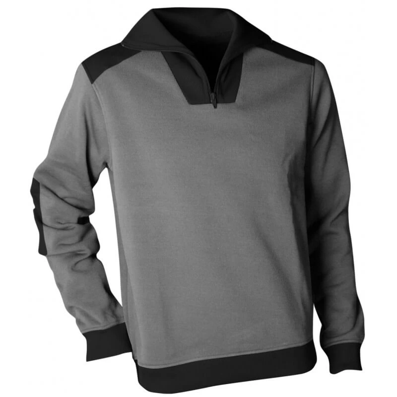Sweat De Travail Col Camionneur Arizona Gris LMA 3 Sweat De Travail Col Camionneur Arizona Gris LMA