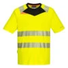 Tee Shirt Haute Visibilité Tissu Stretch Extensible DX4 Portwest -Travail Vêtement Magasin tee shirt haute visibilite tissu stretch extensible dx4 portwest