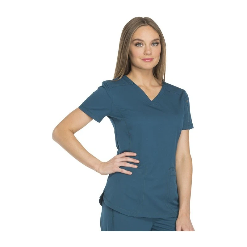 Tunique Médicale Femme Moderne Caribbean Blue Dickies 4 Tunique Médicale Femme Moderne Caribbean Blue Dickies – Image 2