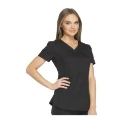 Tunique Médicale Femme Moderne Noir Dickies -Travail Vêtement Magasin tunique medicale femme moderne noir dickies 1 2