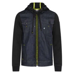 Veste Blouson De Travail Avec Capuche Denim Pitt North Ways