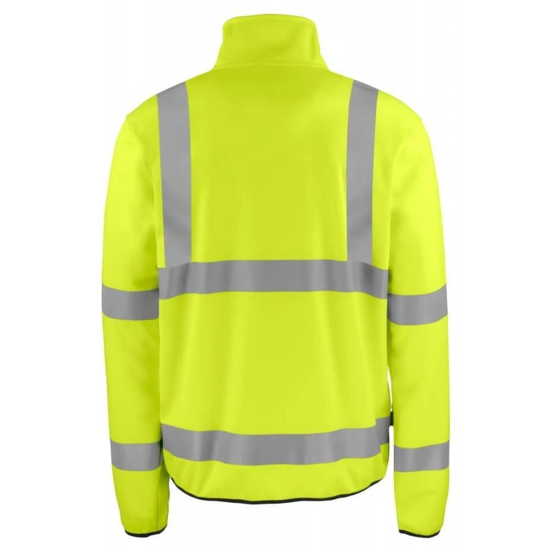 Veste Softshell Haute Visibilité Légère 6105 Projob Jaune Fluo 4 Veste Softshell Haute Visibilité Légère 6105 Projob Jaune Fluo – Image 2