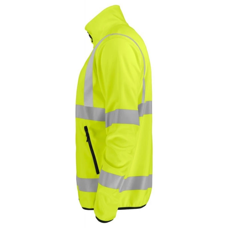 Veste Softshell Haute Visibilité Légère 6105 Projob Jaune Fluo 5 Veste Softshell Haute Visibilité Légère 6105 Projob Jaune Fluo – Image 3