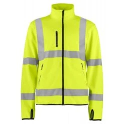 Veste Softshell Haute Visibilité Légère 6105 Projob Jaune Fluo