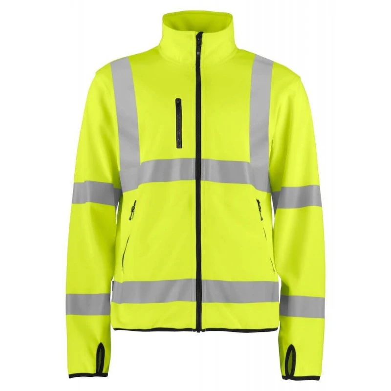 Veste Softshell Haute Visibilité Légère 6105 Projob Jaune Fluo 3 Veste Softshell Haute Visibilité Légère 6105 Projob Jaune Fluo